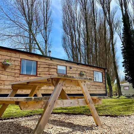 Poplar Lodge Log Caravan Kirkby on Bain Exteriör bild